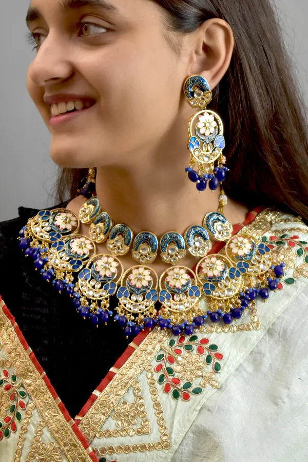 Handmade_Meenakari_Necklace_Choker_Set_with_Tikka
