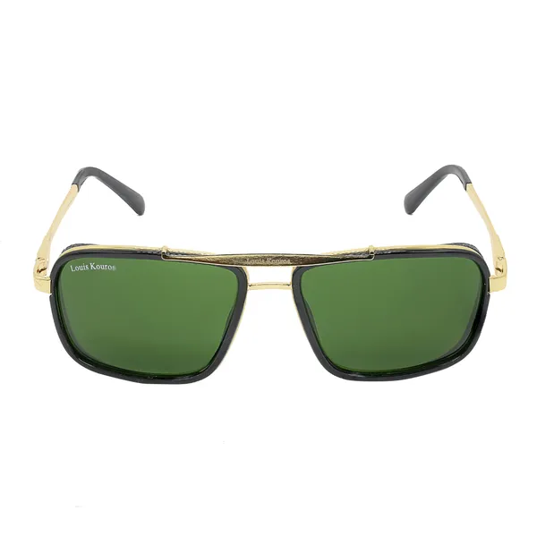 Louis_Kouros_Green_Cayenne_Mirrored(Glass),_Night_Vision,_Toughened_Glass_Lens,_UV_Protection_Rectangular,_Wayfarer,_Retro_Square_Sunglasses_(56)__(For_Men_&_Women,_Green)