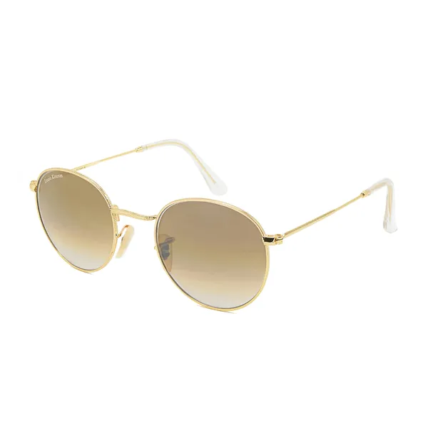 LOUIS_KOUROS_Brown_Gradient_Mezage_Mirrored(Glass),_UV_Protection,_Toughened_Glass_Lens,_UV_Protection,_Night_Vision,_Round_Sunglasses_(50)__(For_Men_&_Women,_Brown_Gradient)