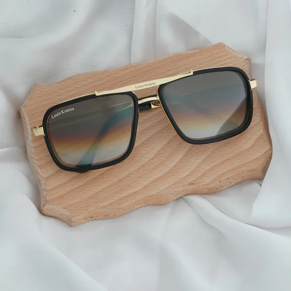 Louis_Kouros_Brown_Gradient_Cayenne_Mirrored(Glass),_Night_Vision,_Toughened_Glass_Lens,_UV_Protection_Rectangular,_Wayfarer,_Retro_Square_Sunglasses_(56)__(For_Men_&_Women,_Brown_Gradient)