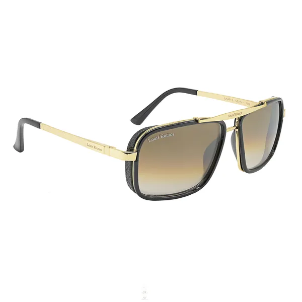 Louis_Kouros_Brown_Gradient_Cayenne_Mirrored(Glass),_Night_Vision,_Toughened_Glass_Lens,_UV_Protection_Rectangular,_Wayfarer,_Retro_Square_Sunglasses_(56)__(For_Men_&_Women,_Brown_Gradient)