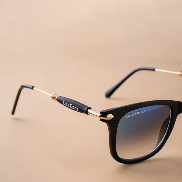 LOUIS_KOUROS__Blue_Gradient_Buloster_Mirrored,_UV_Protection,_Night_Vision,_Toughened_Glass_Lens,_UV_Protection,_Riding_Glasses,_Retro_Square,_Wayfarer_Sunglasses_(52)__(For_Men_&_Women,_Blue_Gradient)