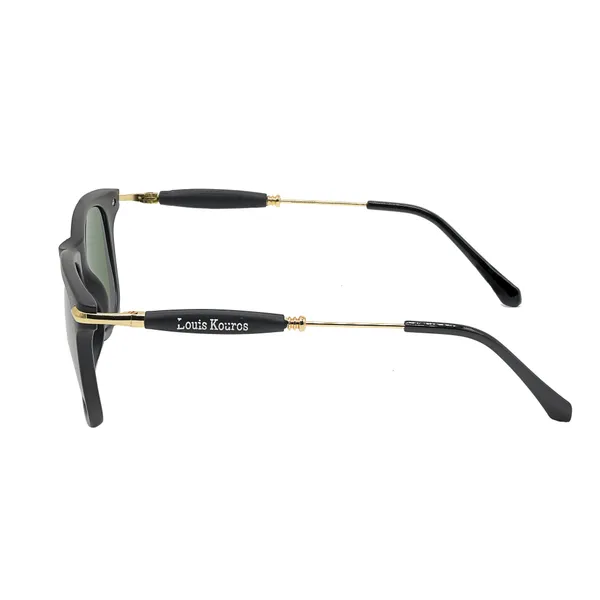 LOUIS_KOUROS__Green_Buloster_Mirrored,_UV_Protection,_Night_Vision,_Toughened_Glass_Lens,_UV_Protection,_Riding_Glasses,_Retro_Square,_Wayfarer_Sunglasses_(52)__(For_Men_&_Women,_Green)