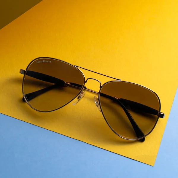 Louis_Kouros_Brown_Gradient_Airomade_Mirrored(Glass),_UV_Protection,_Toughened_Glass_Lens,_UV_Protection,_Night_Vision,_Aviator_Sunglasses_(62)__(For_Men_&_Women,_Brown_Gradient)