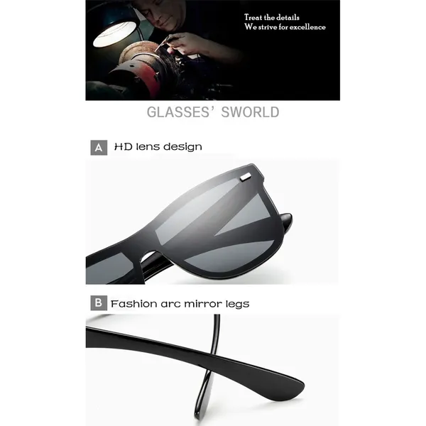 LOUIS_KOUROS__UV_Protection,_Riding_Glasses,_Polarized_Retro_Square_Sunglasses_(56)__(For_Men_&_Women,_Black)