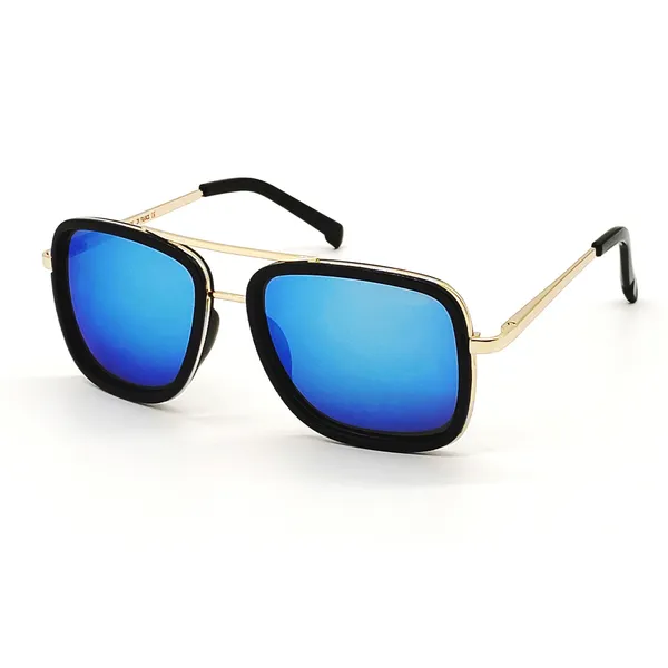 Aqua_Blue_HUMBLEE_Square_Sunglasses