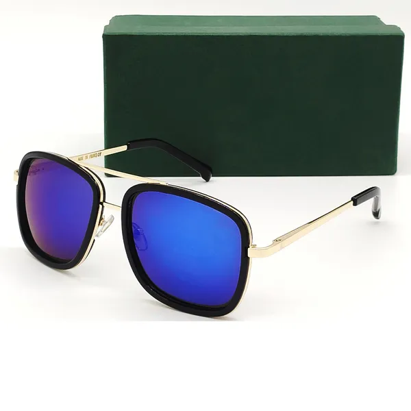 Blue_HUMBLEE_Square_Sunglasses