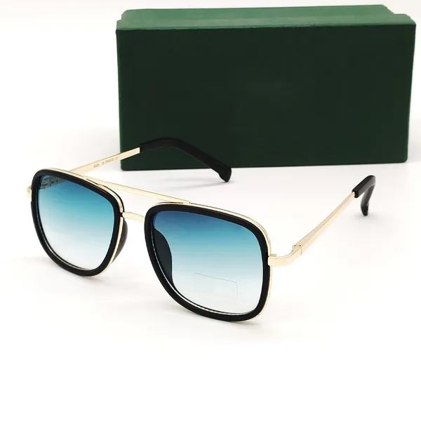 Green_HUMBLEE_Square_Sunglasses