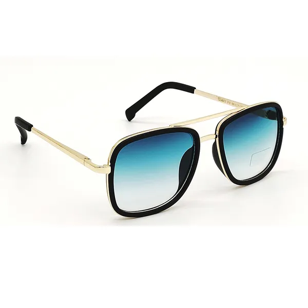 Green_HUMBLEE_Square_Sunglasses