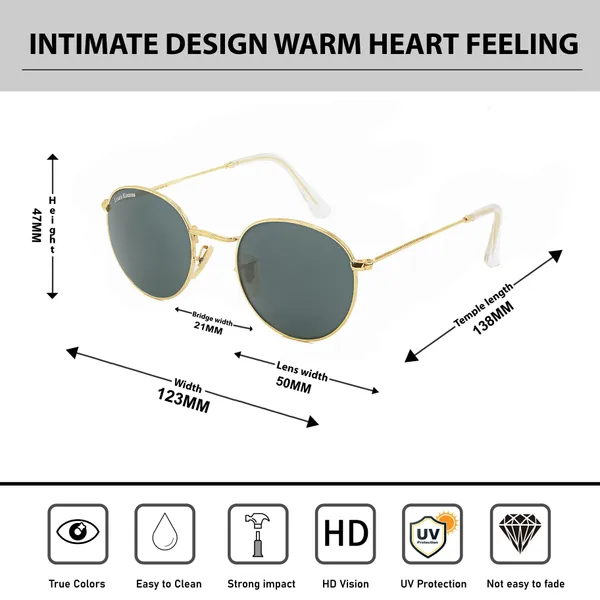 LOUIS_KOUROS_Black_Mezage_Mirrored(Glass),_UV_Protection,_Toughened_Glass_Lens,_UV_Protection,_Night_Vision,_Round_Sunglasses_(50)__(For_Men_&_Women,_Black)