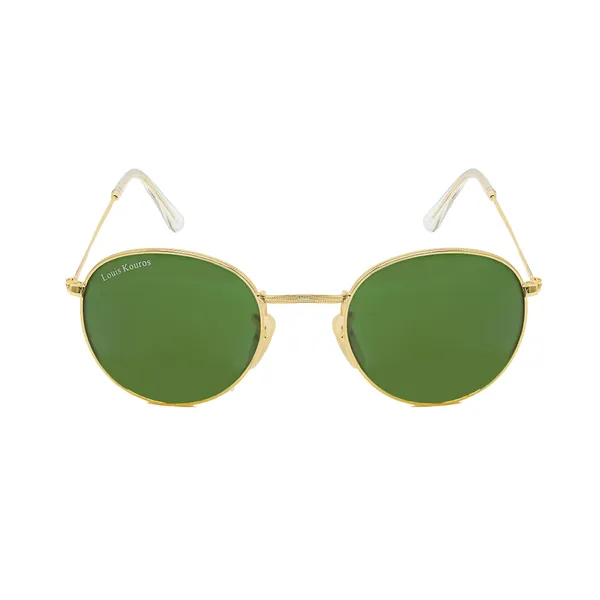 LOUIS_KOUROS_Green_Mezage_Mirrored(Glass),_UV_Protection,_Toughened_Glass_Lens,_UV_Protection,_Night_Vision,_Round_Sunglasses_(50)__(For_Men_&_Women,_Green)