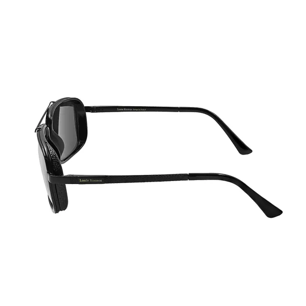 Louis_Kouros_Black_Cayenne_Mirrored(Glass),_Night_Vision,_Toughened_Glass_Lens,_UV_Protection_Rectangular,_Wayfarer,_Retro_Square_Sunglasses_(56)__(For_Men_&_Women,_Black)