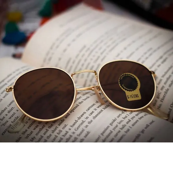 Brown_Nubelight_Round_Sunglasses