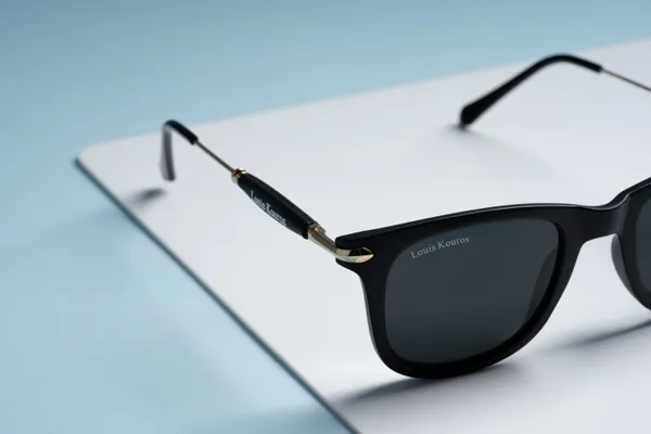 LOUIS_KOUROS__Black_Buloster_Mirrored,_UV_Protection,_Night_Vision,_Toughened_Glass_Lens,_UV_Protection,_Riding_Glasses,_Retro_Square,_Wayfarer_Sunglasses_(52)__(For_Men_&_Women,_Black)