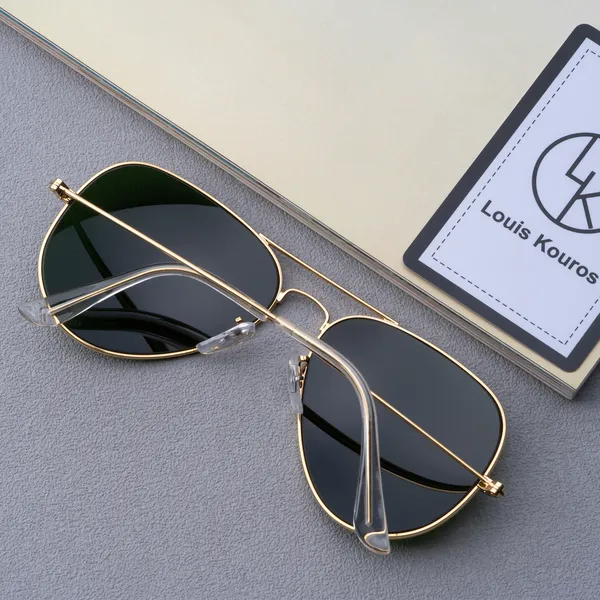 LOUIS_KOUROS_Green_Armstoner_Mirrored(Glass),_UV_Protection,_Toughened_Glass_Lens,_UV_Protection,_Night_Vision,_Aviator_Sunglasses_(62)__(For_Men_&_Women,_Green)