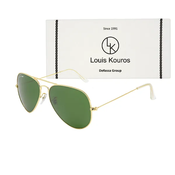LOUIS_KOUROS_Green_Armstoner_Mirrored(Glass),_UV_Protection,_Toughened_Glass_Lens,_UV_Protection,_Night_Vision,_Aviator_Sunglasses_(62)__(For_Men_&_Women,_Green)