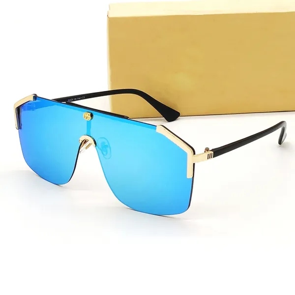 Louis Kouros Aqua Blue California Square Sunglasses Price in India