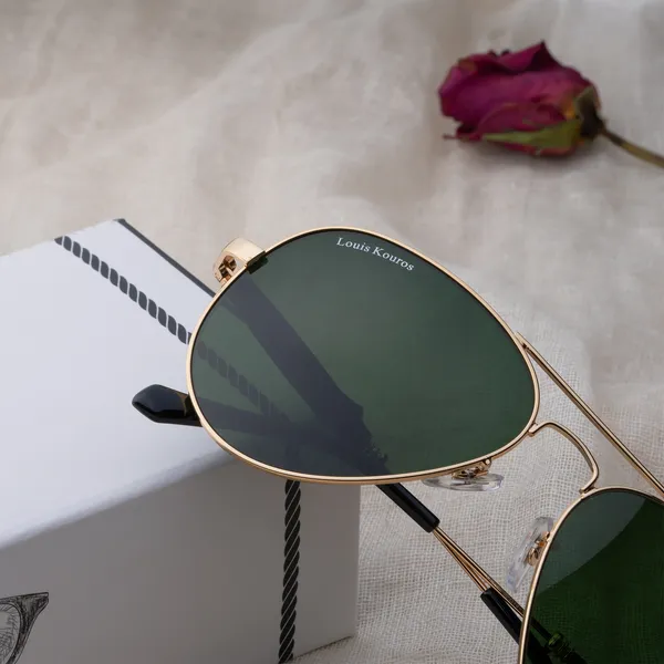 Louis_Kouros_Green_Airomade_Mirrored(Glass),_UV_Protection,_Toughened_Glass_Lens,_UV_Protection,_Night_Vision,_Aviator_Sunglasses_(62)__(For_Men_&_Women,_Green)