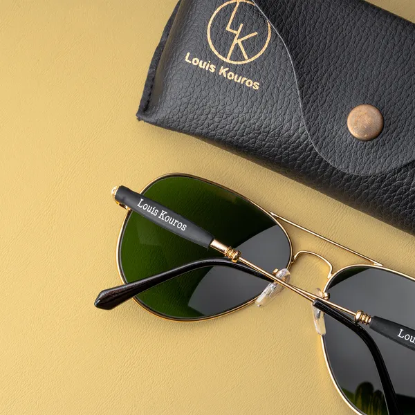 Louis_Kouros_Green_Airomade_Mirrored(Glass),_UV_Protection,_Toughened_Glass_Lens,_UV_Protection,_Night_Vision,_Aviator_Sunglasses_(62)__(For_Men_&_Women,_Green)