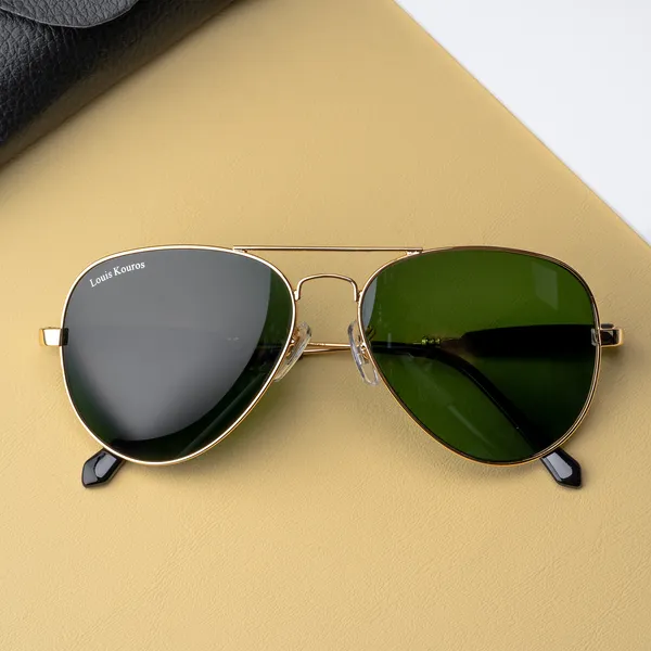 Louis_Kouros_Green_Airomade_Mirrored(Glass),_UV_Protection,_Toughened_Glass_Lens,_UV_Protection,_Night_Vision,_Aviator_Sunglasses_(62)__(For_Men_&_Women,_Green)