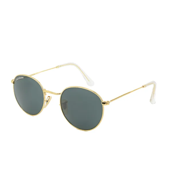 LOUIS_KOUROS_Black_Mezage_Mirrored(Glass),_UV_Protection,_Toughened_Glass_Lens,_UV_Protection,_Night_Vision,_Round_Sunglasses_(50)__(For_Men_&_Women,_Black)