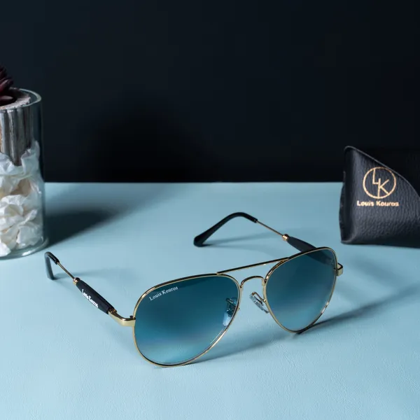 Louis_Kouros_Blue_Gradient_Airomade_Mirrored(Glass),_UV_Protection,_Toughened_Glass_Lens,_UV_Protection,_Night_Vision,_Aviator_Sunglasses_(62)__(For_Men_&_Women,_Blue_Gradient)