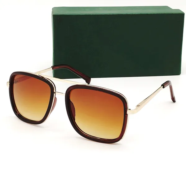 Brown_HUMBLEE_Square_Sunglasses