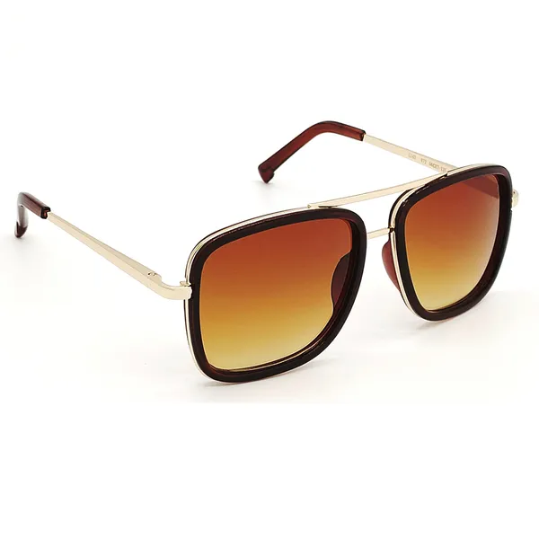 Brown_HUMBLEE_Square_Sunglasses