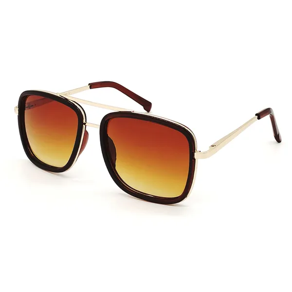 Brown_HUMBLEE_Square_Sunglasses
