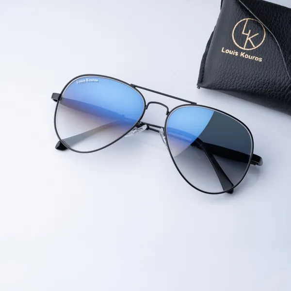 Louis_Kouros_Blue_Gradient_Airomade_Mirrored(Glass),_UV_Protection,_Toughened_Glass_Lens,_UV_Protection,_Night_Vision,_Aviator_Sunglasses_(62)__(For_Men_&_Women,_Blue_Gradient)