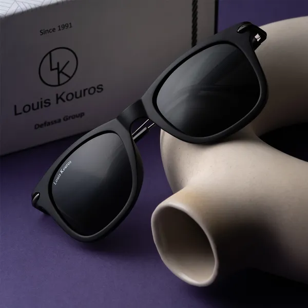 LOUIS_KOUROS__Black_Buloster_Mirrored,_UV_Protection,_Night_Vision,_Toughened_Glass_Lens,_UV_Protection,_Riding_Glasses,_Retro_Square,_Wayfarer_Sunglasses_(52)__(For_Men_&_Women,_Black)