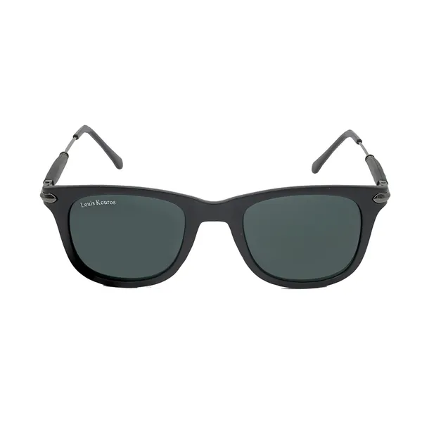 LOUIS_KOUROS__Black_Buloster_Mirrored,_UV_Protection,_Night_Vision,_Toughened_Glass_Lens,_UV_Protection,_Riding_Glasses,_Retro_Square,_Wayfarer_Sunglasses_(52)__(For_Men_&_Women,_Black)