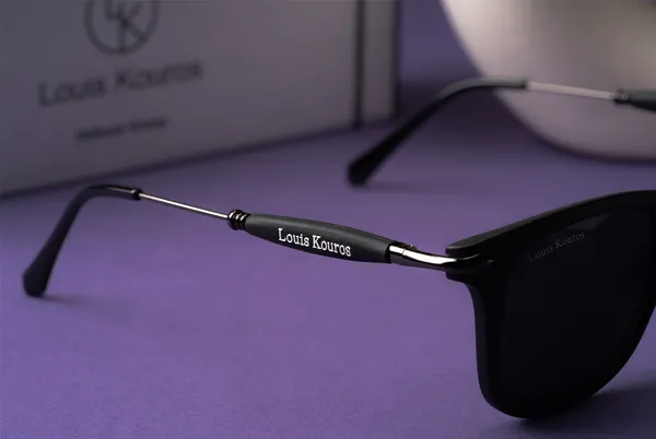 LOUIS_KOUROS__Black_Buloster_Mirrored,_UV_Protection,_Night_Vision,_Toughened_Glass_Lens,_UV_Protection,_Riding_Glasses,_Retro_Square,_Wayfarer_Sunglasses_(52)__(For_Men_&_Women,_Black)