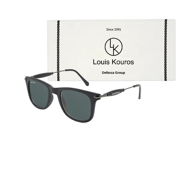 LOUIS_KOUROS__Black_Buloster_Mirrored,_UV_Protection,_Night_Vision,_Toughened_Glass_Lens,_UV_Protection,_Riding_Glasses,_Retro_Square,_Wayfarer_Sunglasses_(52)__(For_Men_&_Women,_Black)