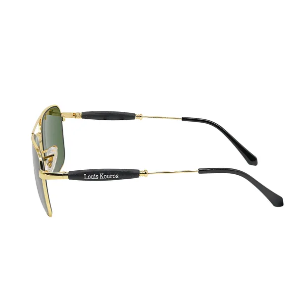LOUIS_KOUROS__Green_Tigor_Mirrored,_UV_Protection,_Night_Vision,_Toughened_Glass_Lens,_UV_Protection,_Riding_Glasses_Retro_Square,_Wayfarer_Sunglasses_(57)__(For_Men_&_Women,_Green)