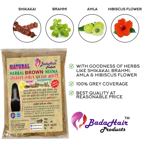 Natural_Herbal_Organic_Henna_Mehendi_Hair_Powder_Pack_For_Special_Ammonia_Free|_Herbal_Based|_Henna_Hair_Colour_Powder|Atural_-_Brown_(30_Gram_Each,_5)