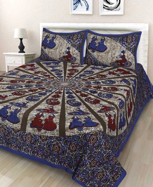 220_TC_|_Grey__Jaipuri_Prints__Cotton_Double_Bedsheet_With_Set_Of_2_Pillow_Covers