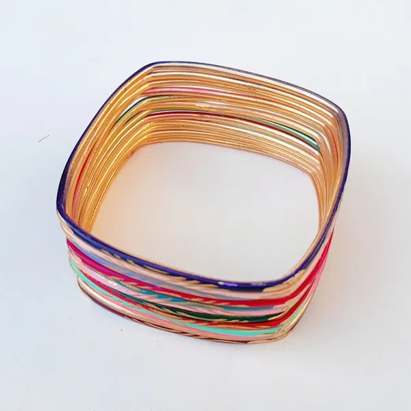 Laal_Amrood_Metal_Bangles_Set_For_Women_&_Girls_Multi_Colour_Square_Shape_(Pack_of_12)