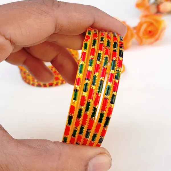 Pack_of_24_Glass_Bangles_For_Women_Multi_Color_Chudi_Set