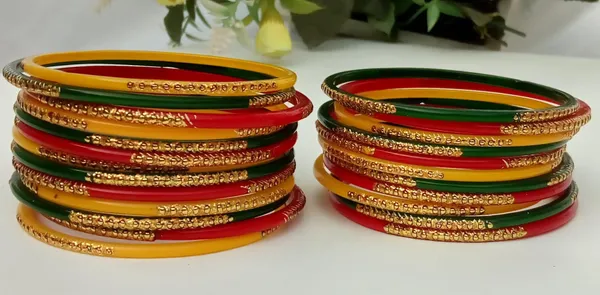 Pack_of_48_(Buy_1_Get_1_Free)_Glass_Bangles_For_Women_Multi_Color_Chudi_Set