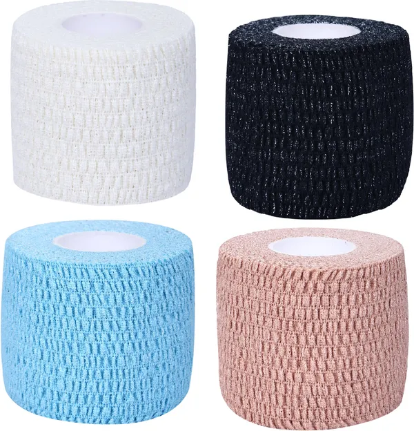 A-TAPE_Cotton_Light_Adhesive_Bandage_for_Sports_Injuries(White,_Black,_Skyblue_&_Beige)_Crepe_Bandage_(5_cm)