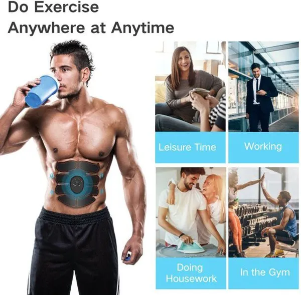 AGAM_Abdominal_Muscle_Stimulator_for_Men_and_Women-_EMS_Muscle_Trainer-_Abs_Stimulating_Belt_�_Abdominal_Muscle_Toning_Belt-Arm_and_Leg_Trainer_Massager_(Black)