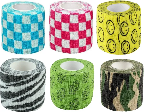 A-TAPE_Breathable_Cohesive_Bandage_for_Humans_&_Pets_(5_cm*4.5_mtr)_Pack_Of_6,_Mix_Crepe_Bandage