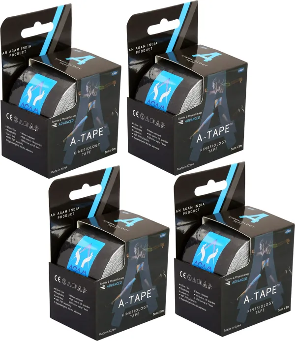 A-TAPE_Kinesiology_Tape_(Pack_of_4)_Kinesiology_Tape_(Black)