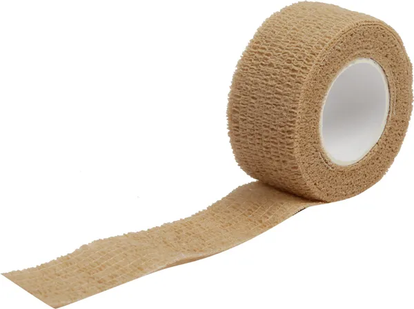 A-TAPE_Self_Adhesive_Cohesive_Crepe_Bandage_Non_Woven_(2.5_cm_X_4.5_m-_Pack_of_4)_Beige_Crepe_Bandage_(2.5_cm)