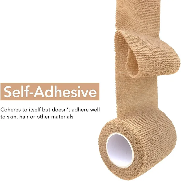 MuscleFix_Cohesive_Crepe_Bandage,_Elastic_Self_Adhesive_Tape_(10_cm_X_4.5_mtr-_Pack_of_4)_Crepe_Bandage_(10_cm)