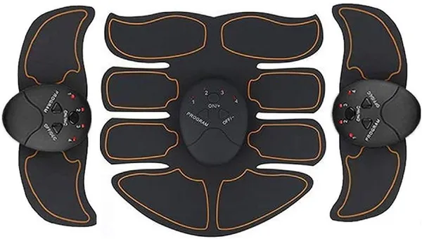 AGAM_Abs_Stimulator_Muscle_Toner_Abdominal_Toning_belt_EMS_Abdomen_Muscle_Massager_(Black)