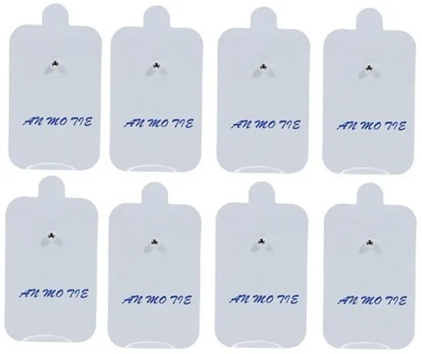 AGAM_Tens_Digital_Therapy_Machine_Rectangle_Electrodes_Pads_(Pack_Of_8)_Electrotherapy_Device_Massager_(White)