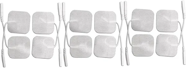 Health_Herald_Square_Electrode_Pads_(Pack_of_12)_TENS_Electrode_pad_Electrotherapy_Device_TENS_Electrode_pad_Electrotherapy_Device_Massager_(White)