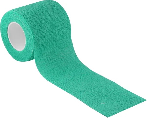 A-TAPE_Breathable_Self_Adhesive_Cohesive_Bandage_�_for_Sports,_Wrap,_Athletic,_Non_Woven_First_Aid_Medical,_Wrist,_Swelling_(5_cm_X_4.5_mtr-_Pack_of_6)_Green_Cotton,_Crepe_Bandage
